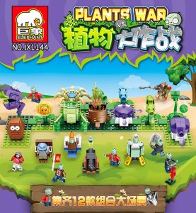 ELEPHANT JX1144 Plants War 12 in 1 to Big Scene