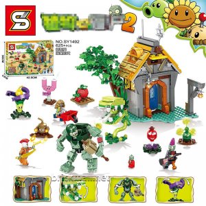 SY1492 Plants War 2 Dark Age  Building Blocks Friends Gift Toys
