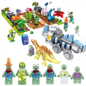 JX-90073 PVZ Dinosaur War Building Blocks Gift For Friend