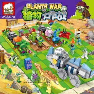 JX-90073 PVZ Dinosaur War Building Blocks Gift For Friend