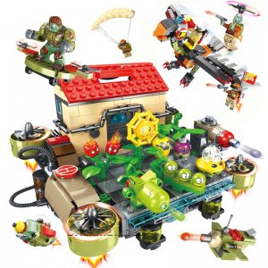 JX-90090 Plants War Sky City Building Blocks Toys For Friends