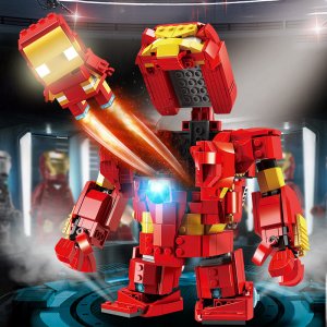 18K-K88 Iron Man Hulkbuster MK2 Mecha Building Blocks Gifts For Friends Toys