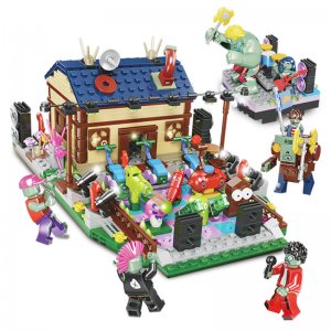 JX90081 Plants War 2 Neon Mixtape Tour Building Blocks Toys For Friends Gift