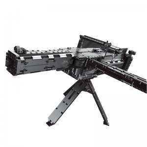 MOULD KING 14009 Maxim Gun The Motorized Gun Building Blocks Toys For Friends Gifts