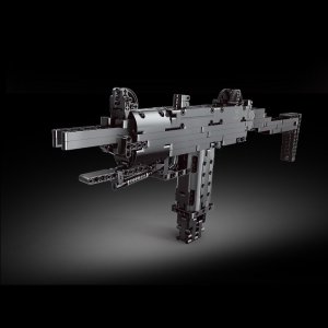 MOULD KING 14006 The Mini UZI Gun Building Blocks Gun Model Toys For Friends Gift