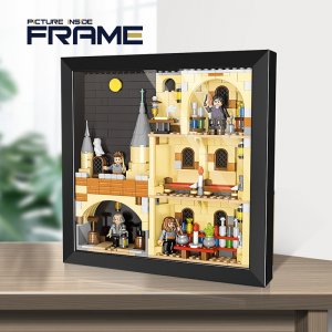 ZHEGAO QL-1910 Magic Tower Picture Inside Frame Buidling Blocks Gift for Friends