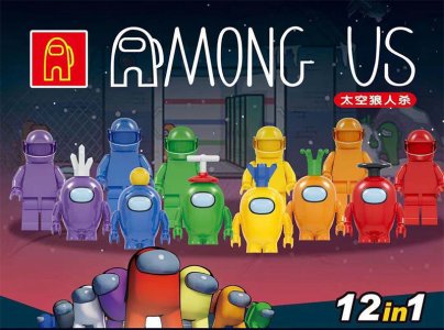 Among Us 112 12 3D Minifigures Model Gift for Friends
