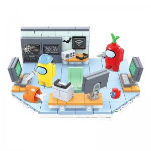 RENZAIMA-709 Among Us Building Blocks Toys For Friends Gifts