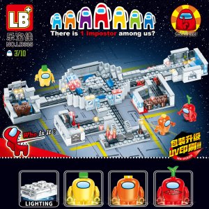 LB-335 Among Us The Skeld Building Blocks Model