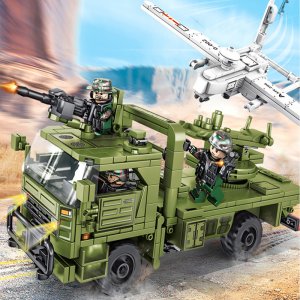 Sembo-105621 Drone Launch Vehicle Building Blocks Gift for Friends