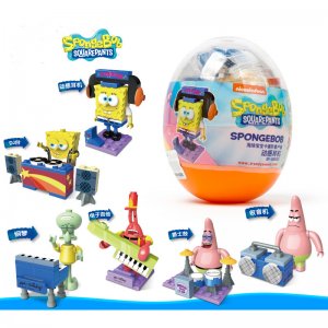 SpongeBob SquarePants Surprise Eggs Series 1 Building Blocks Gift For Friends