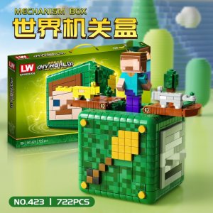 LW423 Minecraft Mechanism Box Building Blocks Toys For Friends Gifts