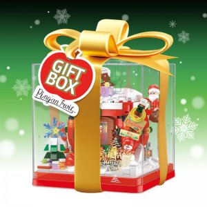 QL-662024 Christmas Fantasy Cottage Christmas Toys Santa Claus Gifts